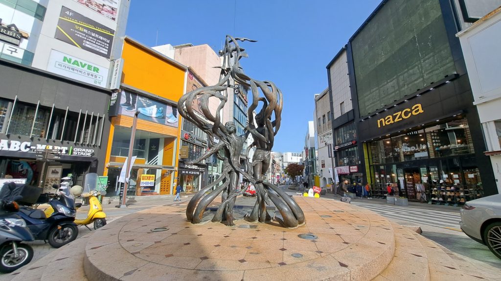 Gukje Market alleys in Nampo-dong, Busan