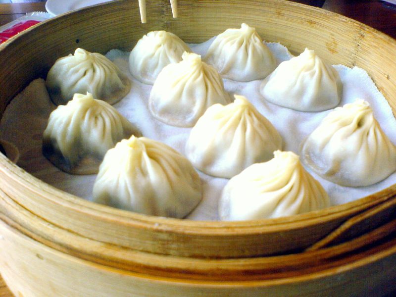 Xiaolongbao soup dumplings, a dim sum classic